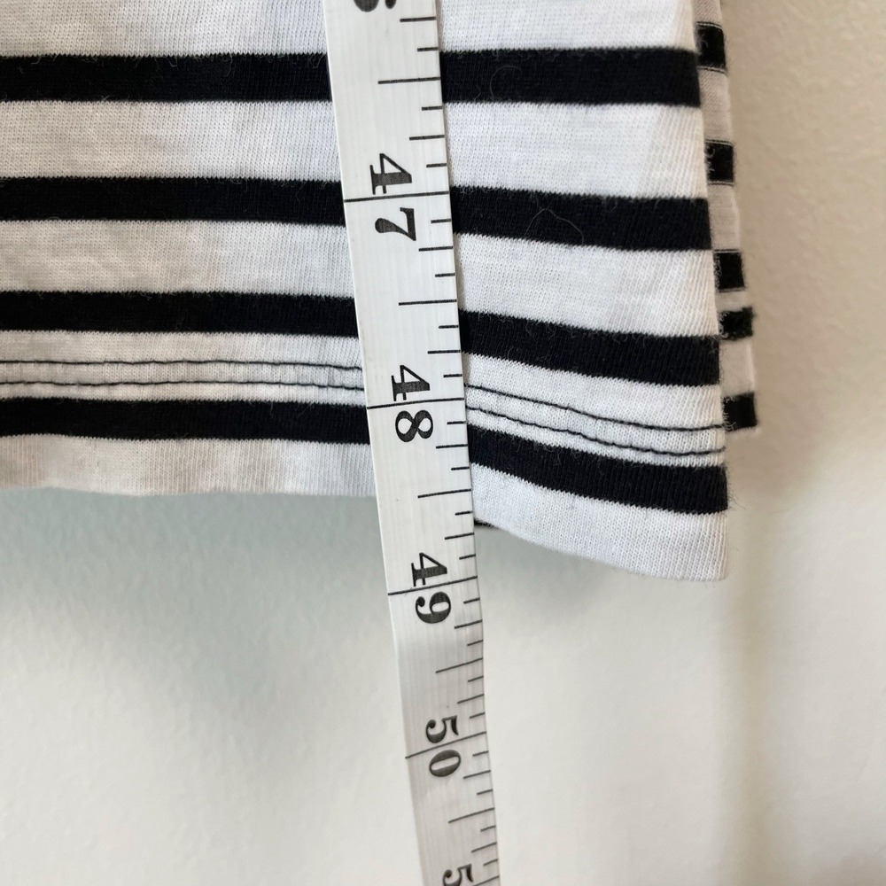 Johnny Was Osaka Dress Floral Embroidery Stripe Black & White Small NWOT Midi - Picture 11 of 11
